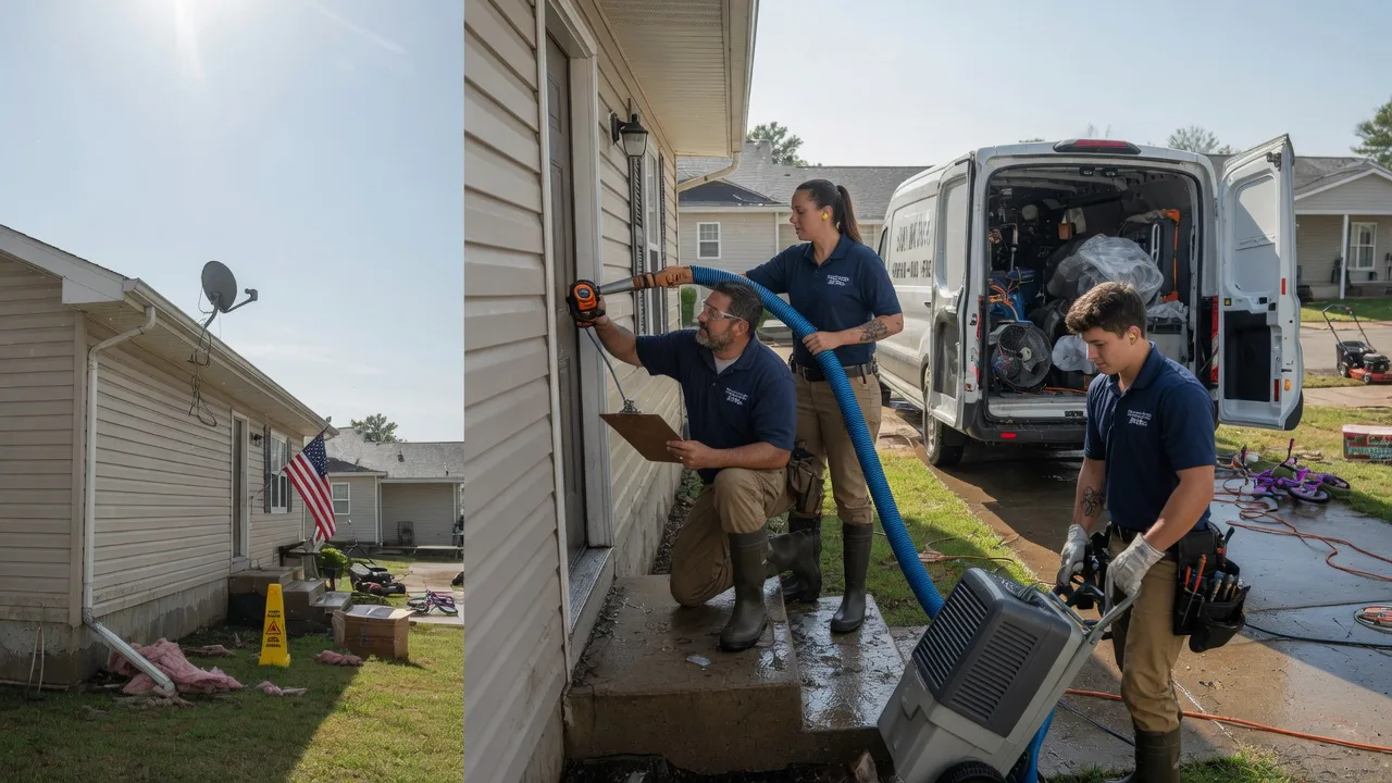 Ceiling Water Damage Restoration in Berne, IN near me